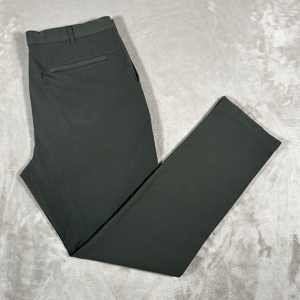 Ministry of Supply Pants Men 36x32 Green Kinetic Twill 5 Pocket Performance Golf